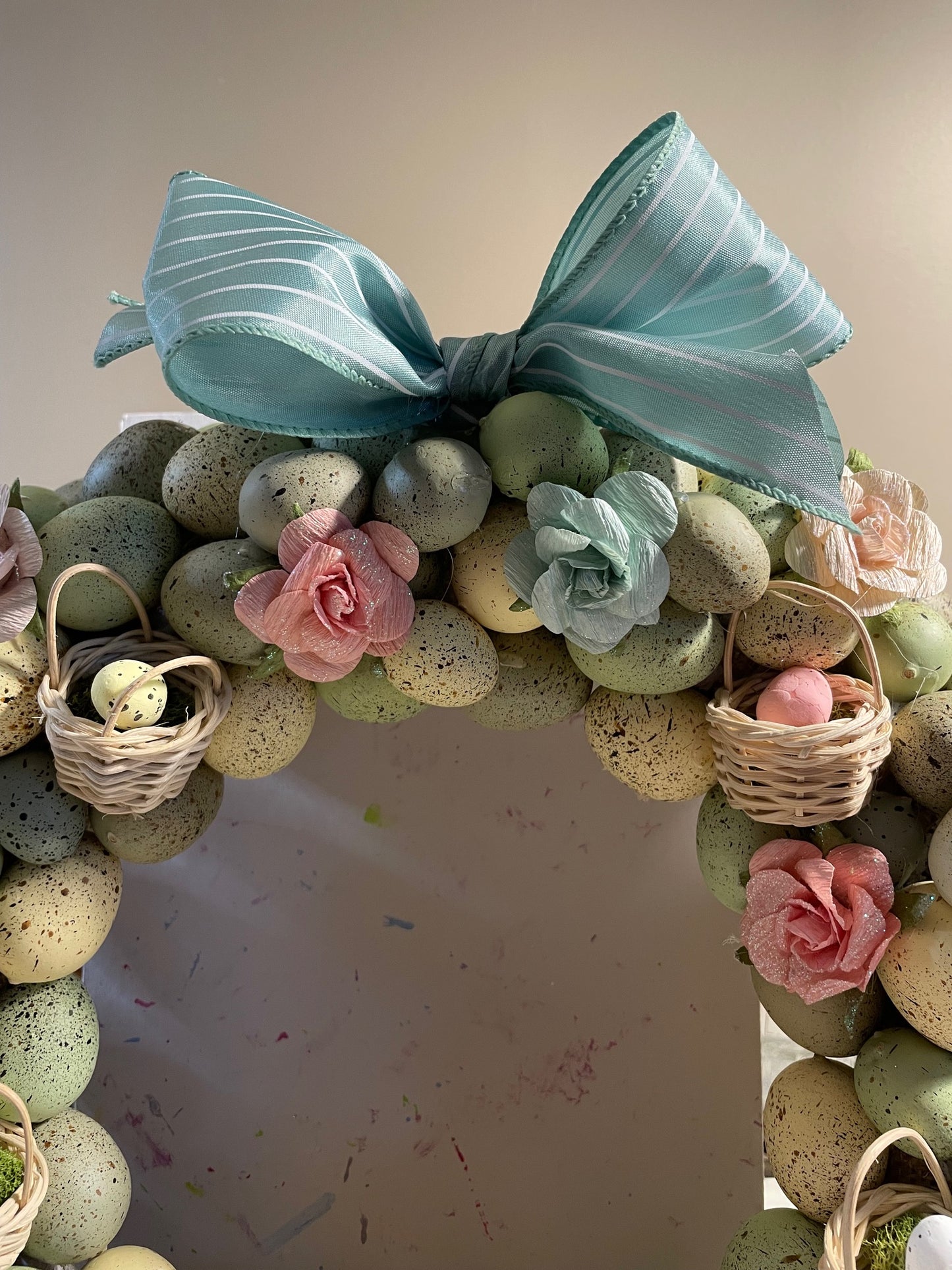 Pastel Easter Egg Wreath