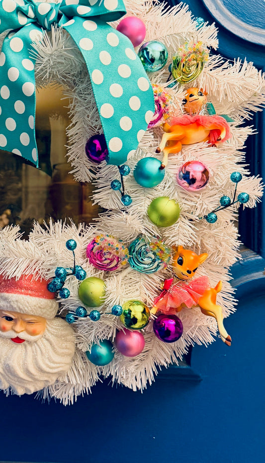 White Christmas Wreath