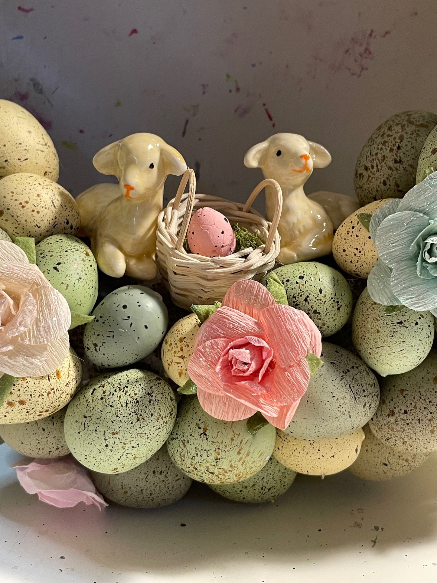 Pastel Easter Egg Wreath