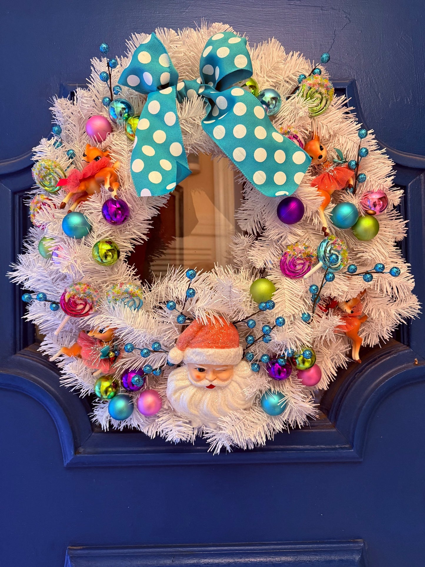 White Christmas Wreath