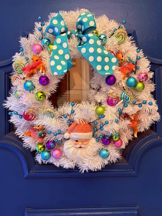 White Christmas Wreath